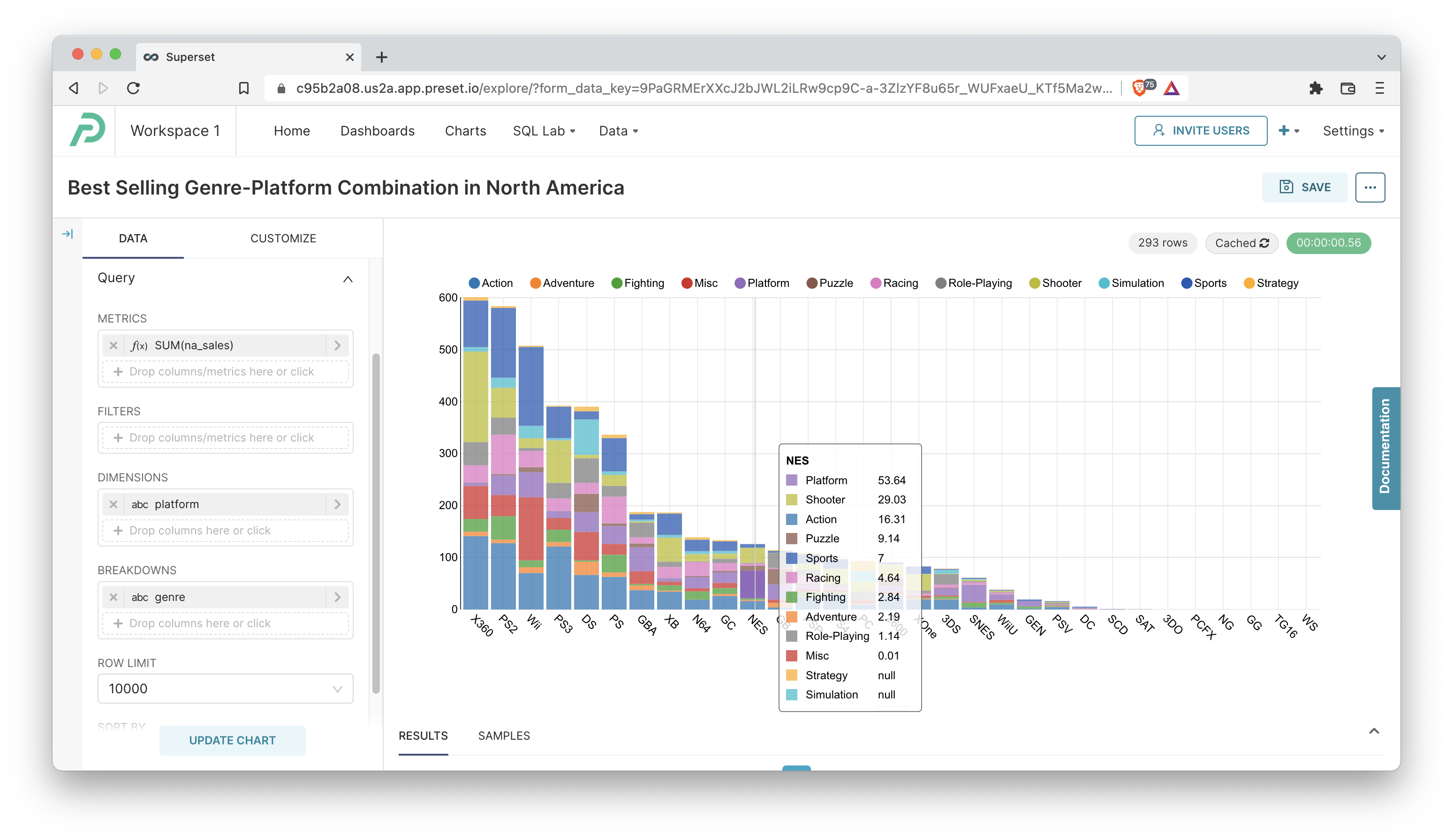 Bar Chart (legacy) - Chart Walkthroughs